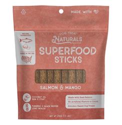 Dog Treat Naturals Superfood Sticks - Salmon & Mango 24oz