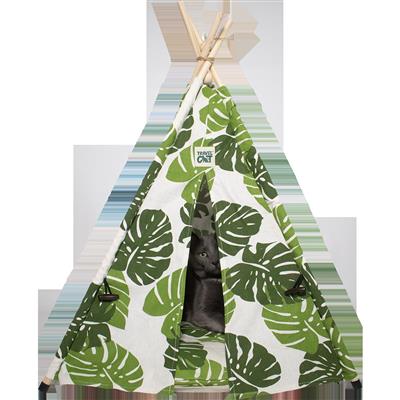 Travel Cat Monstera Cat Tent Bed
