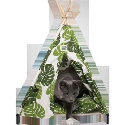 Travel Cat Monstera Cat Tent Bed
