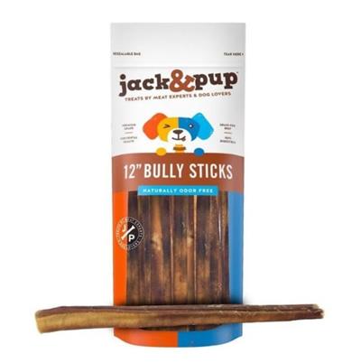 Jack & Pup Bully Stick 12" 3Pk