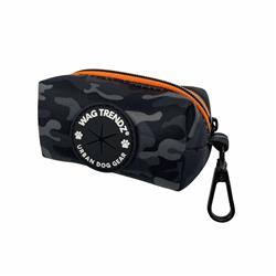 Dog Poop Bag Holder | Camo Orange
