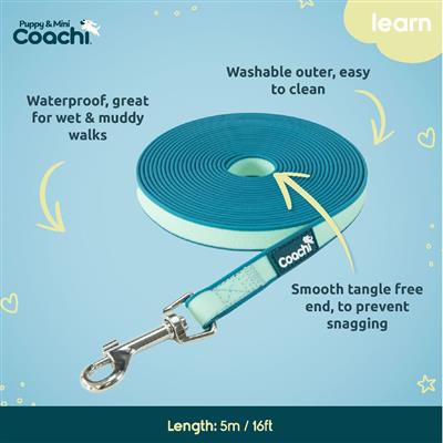 Coachi Puppy & Mini Waterproof Line Teal & Mint