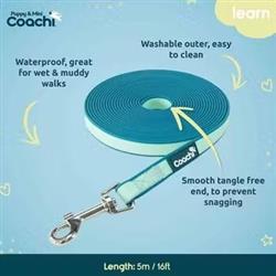 Coachi Puppy & Mini Training Line Teal