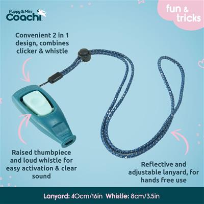 Coachi Puppy & Mini Whizzclick Teal & Mint