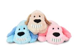 Multipet Loofa Love with Heartbeat Plush Dog Toy Assorted