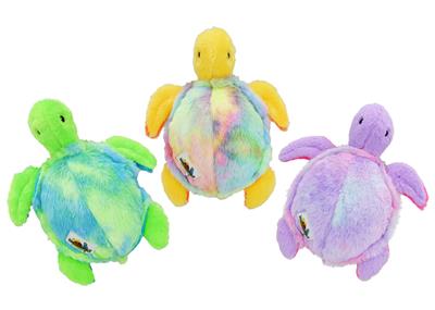 Multipet Margaritaville® Turtle Plush Dog Toy 10" Assorted
