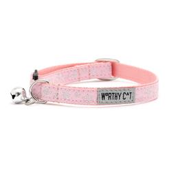 Let It Snow Cat Collar Pink