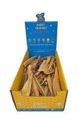 HONEY I'M HOME DOG NATURAL HONEY COATED BUFFALO COLLAGEN STRIPS 6 INCHES - 50 COUNT
