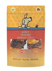 HONEY I'M HOME DOG NATURAL HONEY COATED BUFFALO MANGO JERKY 5.29OZ