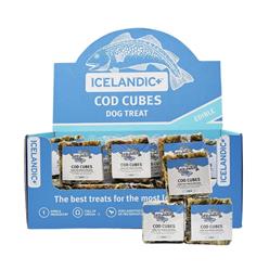 ICELANDIC DOG COD SKIN CUBE DISPLAY 24 PIECE