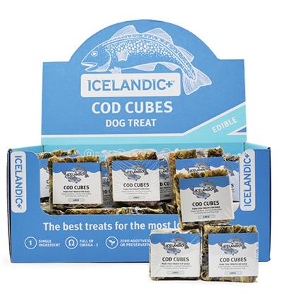 ICELANDIC DOG COD SKIN CUBE BULK - 36 COUNT