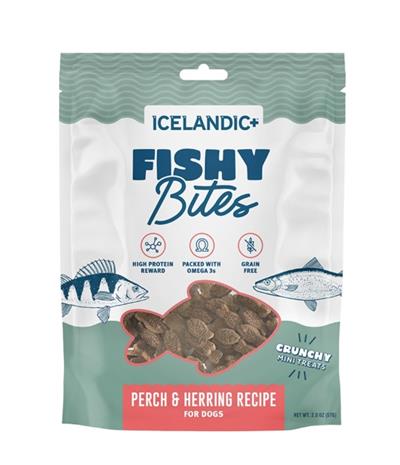 ICELANDIC DOG FISHY BITES DOG TREATS 2OZ