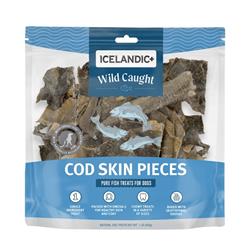 ICELANDIC DOG COD SKIN PIECES 16OZ