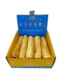 Honey I'm Home Dog Natural Honey Coated Buffalo Collagen Rolls 10 Inches - 10 Count