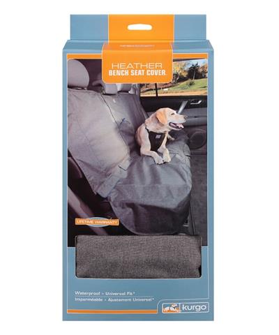 Kurgo Dog Bench Cover Heather Charcoal