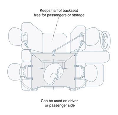 Kurgo Dog Hammock Half Heather Gray