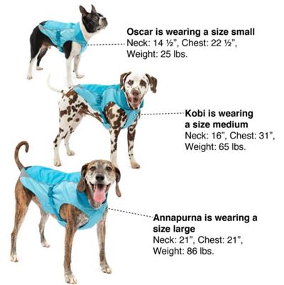 Kurgo Dog North Country Coat Blue Medium