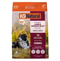 K9 Natural Dog Freeze-Dried Grain Free New Zealand Lamb & Venison Feast 4Lbs