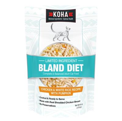 Koha Cat Bland Diet Chicken & Rice 6oz. (Case of 12)