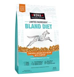 Koha Dog Limited Ingredient Bland Diet Chicken Brown Rice 20Lbs