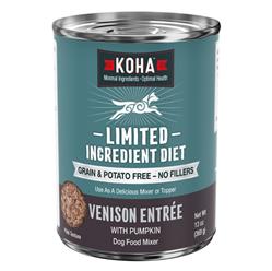 Koha Dog Limited Ingredient Grain Free Venison 13oz. (Case of 12)