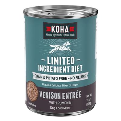 Koha Dog Limited Ingredient Grain Free Venison 13oz. (Case of 12)