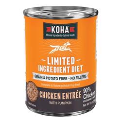 Koha Dog Grain Free Limited Ingredient Chicken 13oz. (Case of 12)