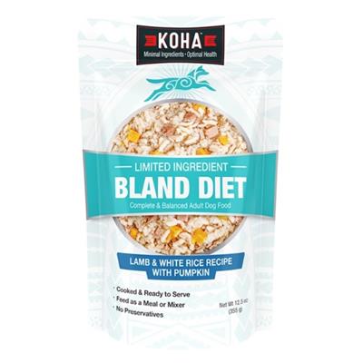 Koha Dog Bland Diet Lamb & Rice 12.5oz. (Case of 6)