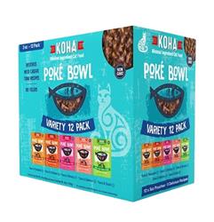 KOHA CAT GRAIN FREE POKE BOWL VARIETY PACK 3OZ 2- 12 PACK
