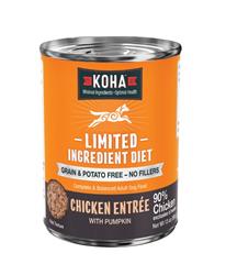 KOHA DOG GRAIN FREE LIMITED INGREDIENT CHICKEN 13OZ
