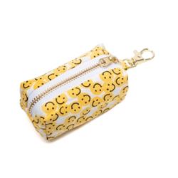 Dog Waste Bag Holders - Smiley in Gold