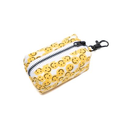 Dog Waste Bag Holders - Smiley in Black