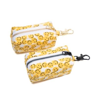 Dog Waste Bag Holders - Smiley in Black
