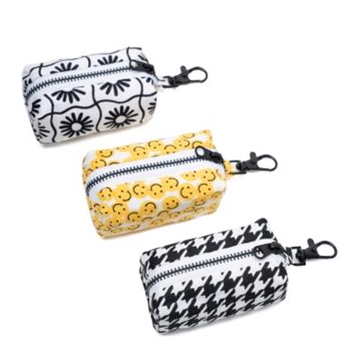Dog Waste Bag Holders - Smiley in Black