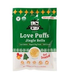 LORD JAMESON DOG LOVE PUFFS JINGLE BELLS 4OZ