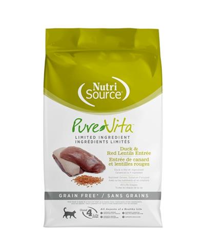 Pure Vita Cat Grain Free Duck & Red Lentils 1.5Lbs