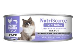 Nutrisource Cat Select Grain Free Chicken & Salmon 5.5oz. (Case of 12)