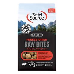 Nutrisource Dog Element Series Freeze-Dried Bites Beef & Lamb 10oz.