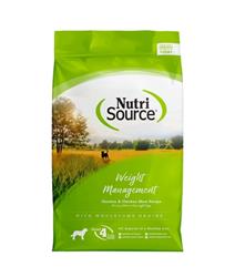 Nutrisource Dog Weight Management Chicken & Rice 12Lbs