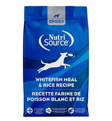Nutrisource Dog Choice Whitefish Meal & Rice 5Lbs