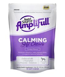 Nutrisource Dog Amplifull Soft Chew Supplement Calming 12.5oz.