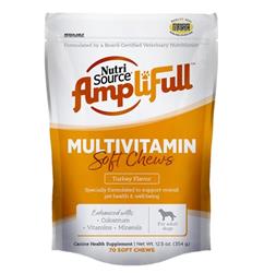 Nutrisource Dog Amplifull Soft Chew Supplement Multi Vitamin 12.5oz.