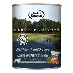 Nutrisource Dog Select Harvest Northern Feast 12.3oz. (Case of 12)