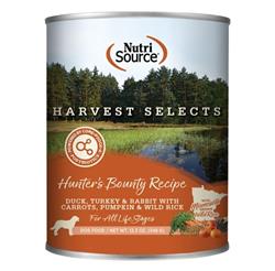 Nutrisource Dog Select Harvest Hunter's Bounty 12.3oz. (Case of 12)