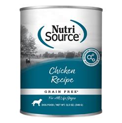 Nutrisource Dog Grain Free Chicken 12.3oz. (Case of 12)