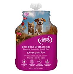 Nutrisource Dog Come -Pooch -A Grain Free Broth Beef 12oz.