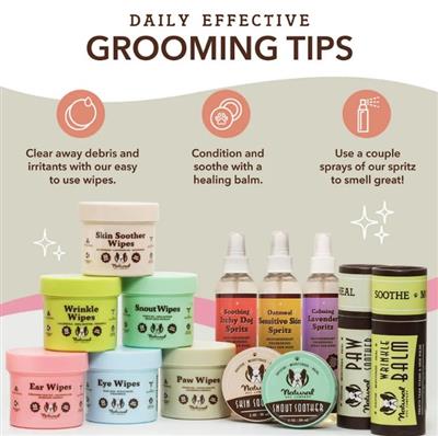 Natural Dog Company Dog Grooming Wipes - 50 Count