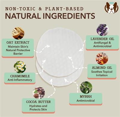 Natural Dog Company Dog Skin Soother Wipes - 100 Count