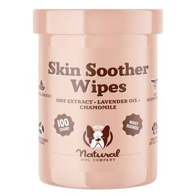 Natural Dog Company Dog Skin Soother Wipes - 100 Count