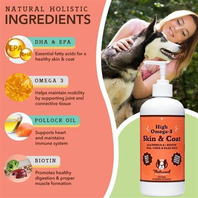 Natural Dog Company Dog Skin & Coat Oil 16oz.